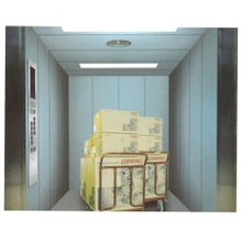 Center Opening Painted Steel Cargo Used Freight Elevator