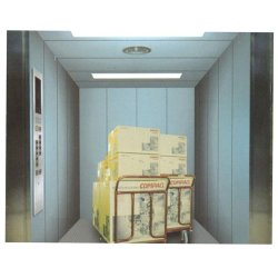 Center Opening Painted Steel Cargo Used Freight Elevator