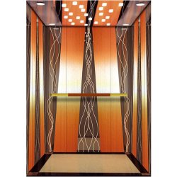 Stainless Steel Mirror Home Panoramic 6 Person Passenger Elevator