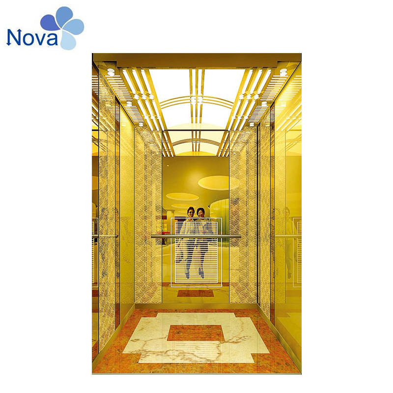 Elevator Stainless Steel Material Passenger Small Lift Elevator Finished Elevator Cabin