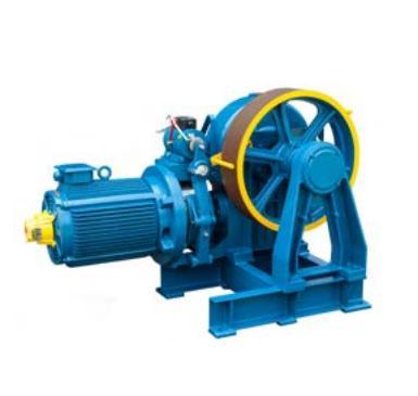 China Factory Center Opening Door Elevator Motor Geared Traction Machine