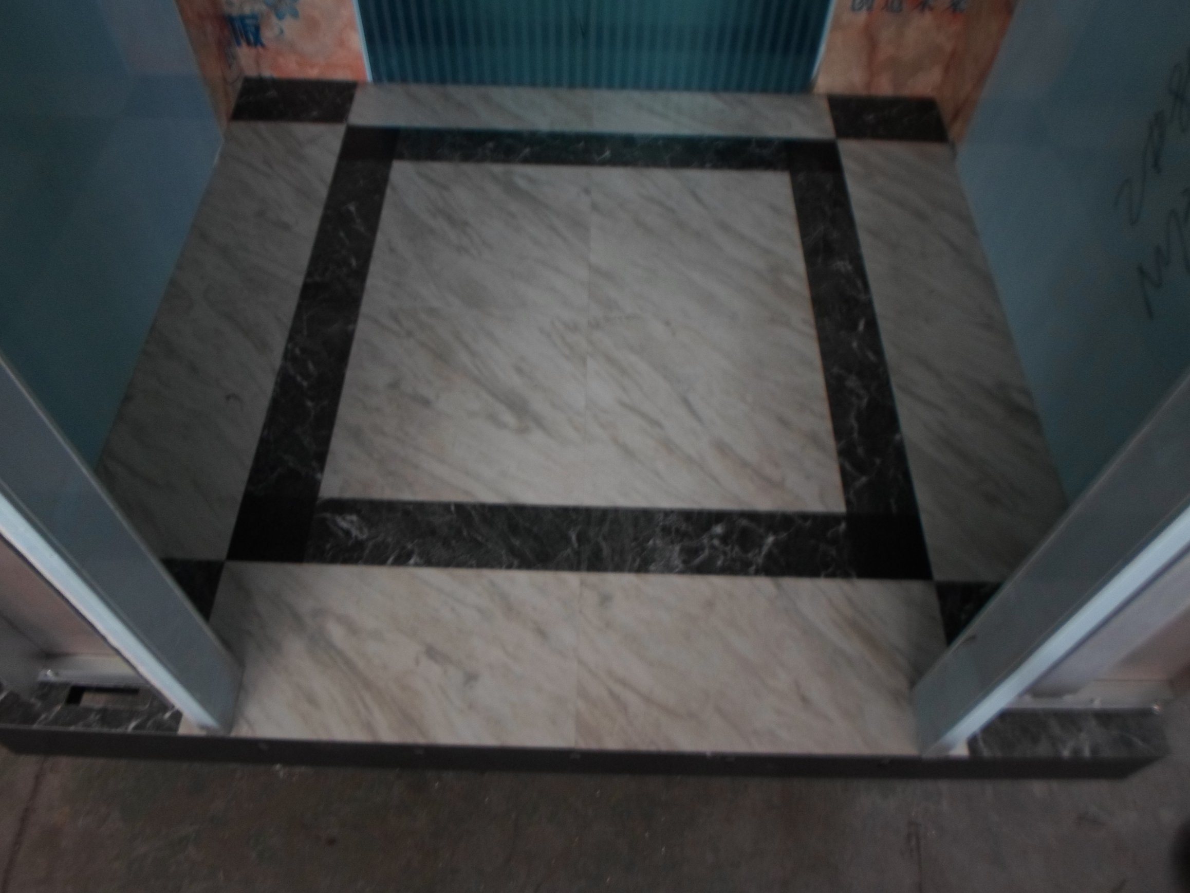 Elevator Cabin Design, Elevator Marble Floor