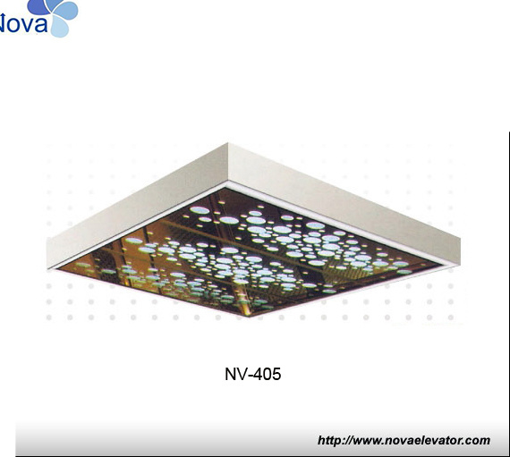 Hot Selling Elevator Cabin Decoration Lift Car Ceiling for Passenger Cabin with Light