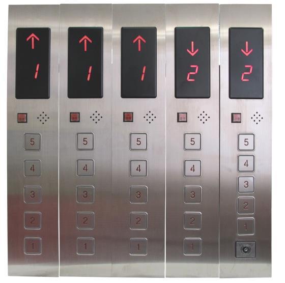 Elevator Cop and Lop for Lift, Glass Touch Cop Lop with DC24V Display Board