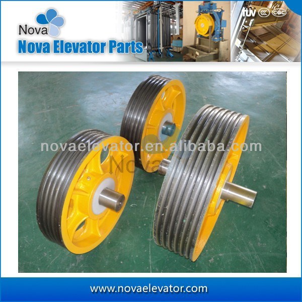 Elevator Traction Motor Deflector Sheave