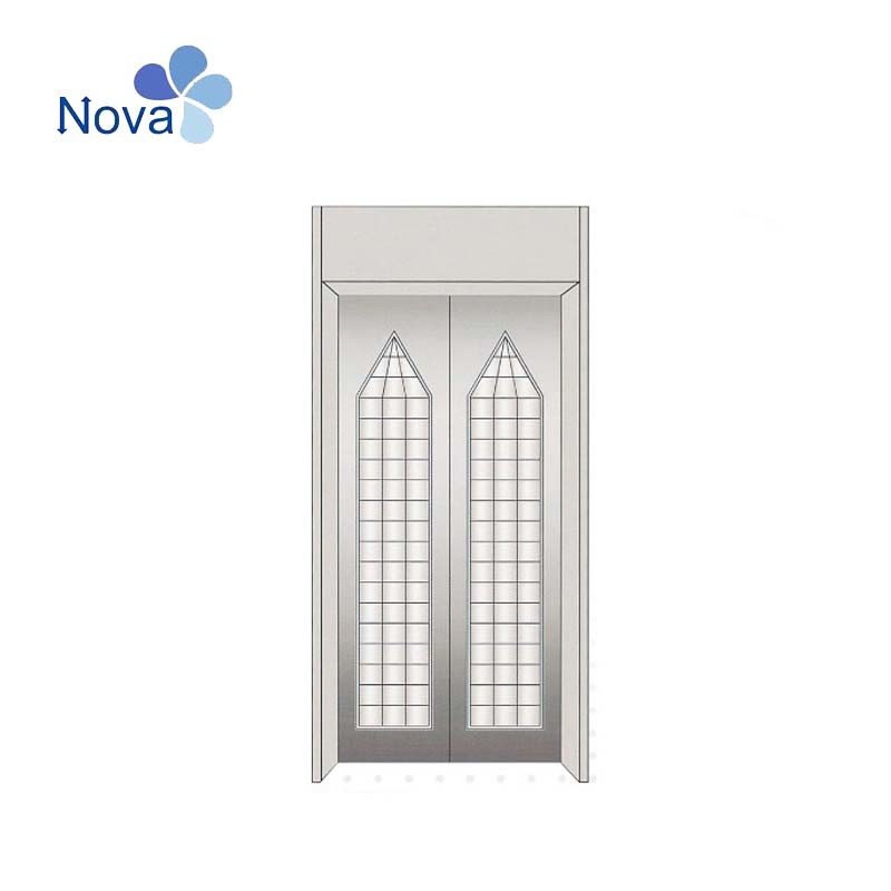 HSS Mirror Etching Elevator Cabin Door Panel Landing Door Panel