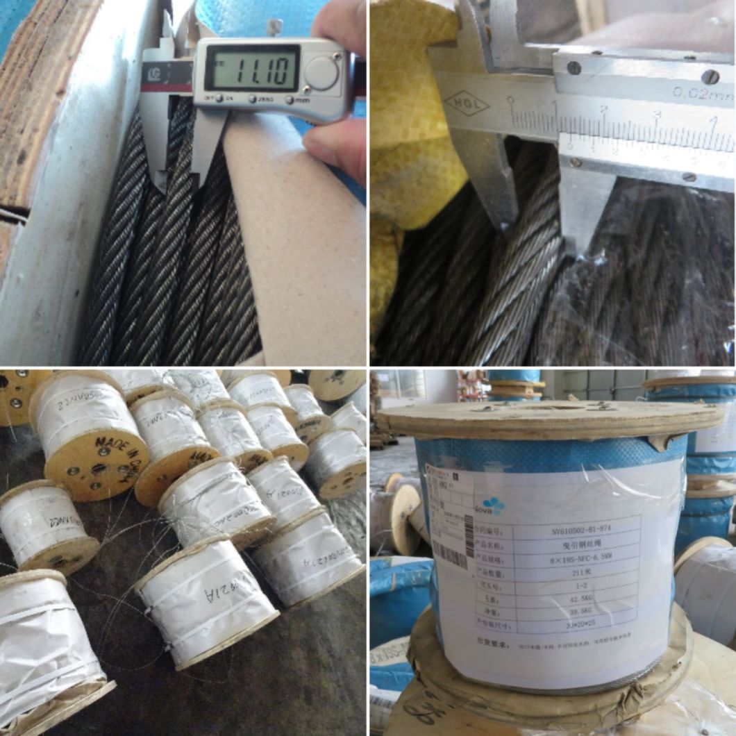 High Quality Steel Wire Rope for Over Speed Governor and Traction Machine