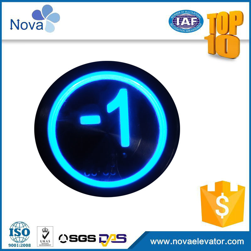 Elevator Push Button with Red or Blue Light