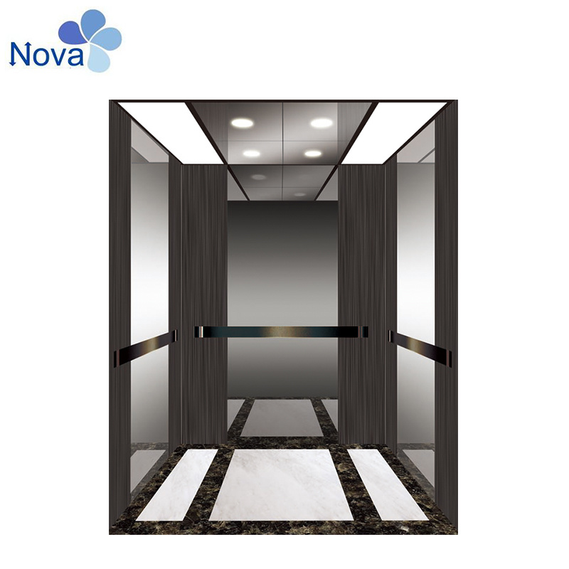 Single 1.00-3.00m/S Nova Standard Export Package From 450kgs to 1600kgs Lift Passenger Elevator