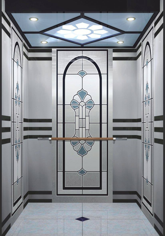 Mrl Standard Type Passenger Lift Elevator with Stainless Steel Cabin