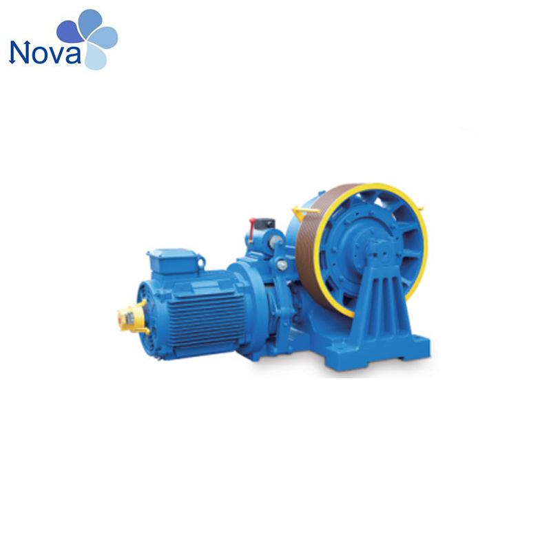 Vvvf Elevator Lift Traction System Geared Traction Machine