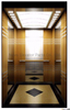 Passenger Elevator Cabin with Golden Mirror Etching