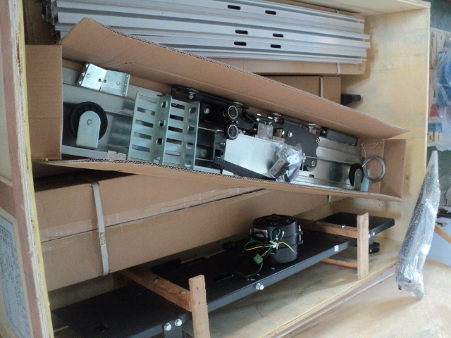 Center Open Elevator Litf Door System