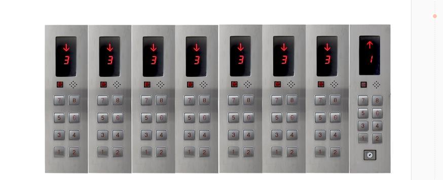 Elevator Cop and Lop for Lift, Glass Touch Cop Lop with DC24V Display Board