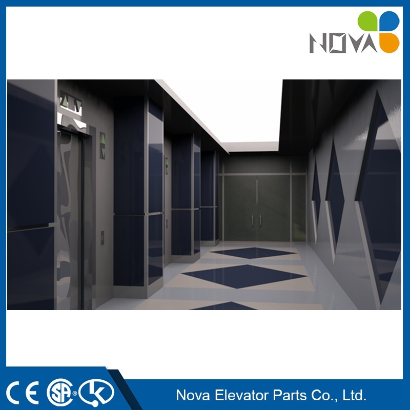 Large Space 400kg Silent Stainless Hot Sale Vvvf Control Panoramic Passenger Elevator