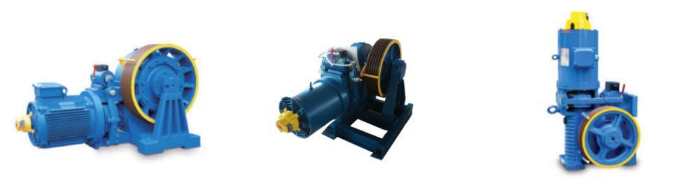 Excellent Performance Traction System Elevator Geared Traction Machine for Elevators