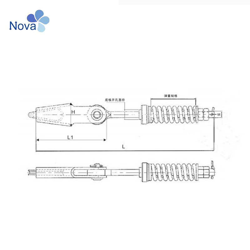 9-11mm Elevator Rope Socket Rope Attachment for Residential Elevators