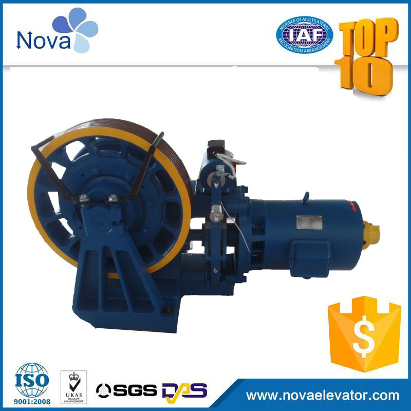 Elevator Parts Vvvf Elevator Geared Traction Machine