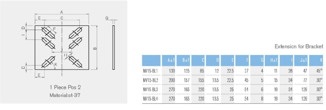 Elevator Lift Guide Rail Bracket