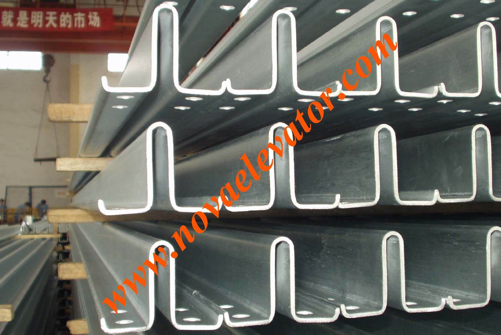 Elevator Hollow Cold Drawn Machined Guide Rail, Observation Elevator