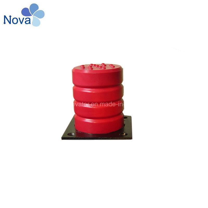 Red Color Elevator Safety Components Rubber Buffer
