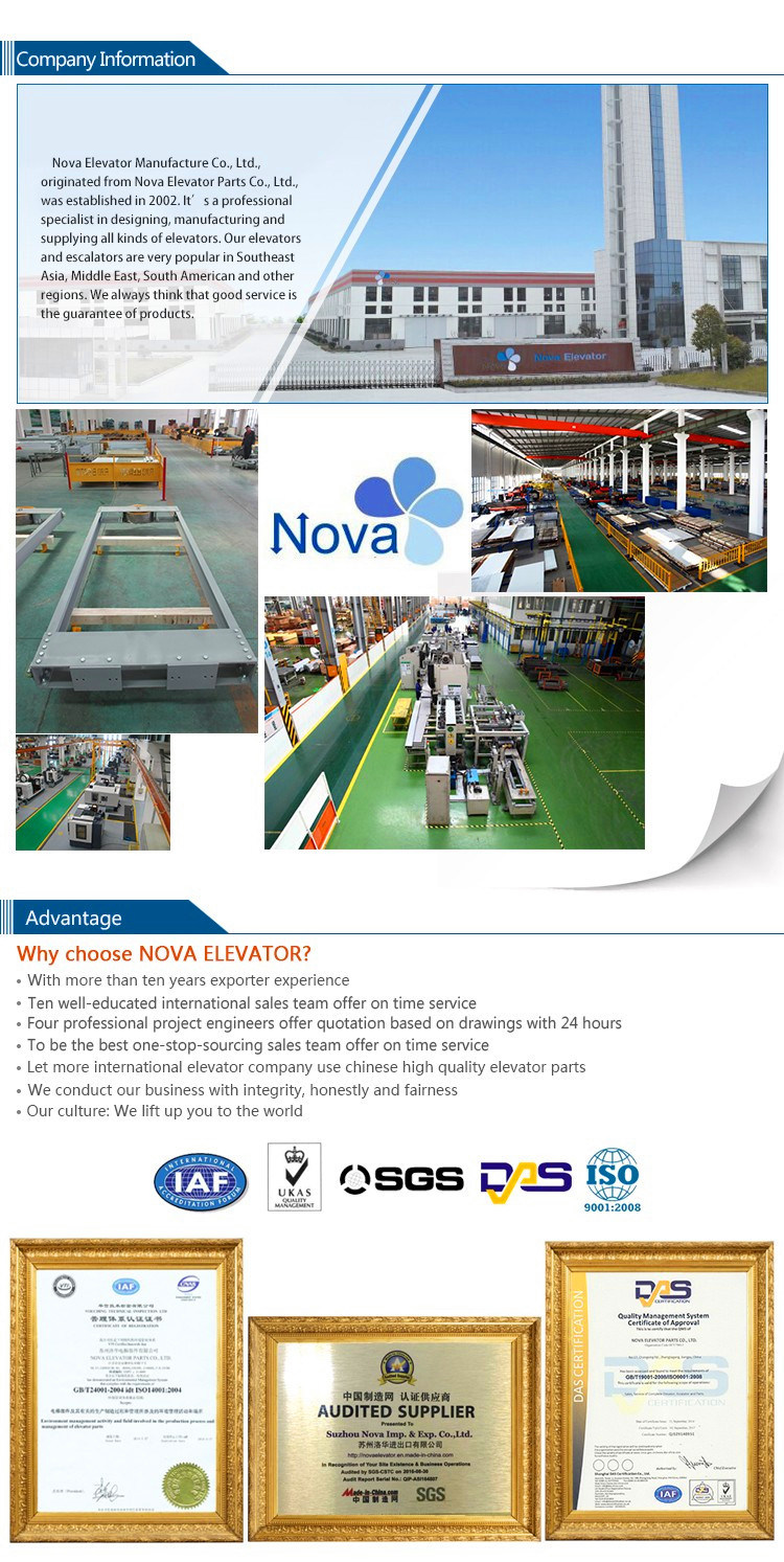 Elevator Lift Parts Geared Traction Machine