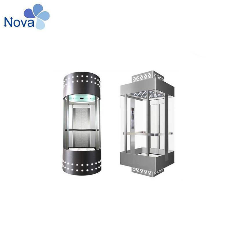 Sightseeing Elevator Glass Cabin Roomless