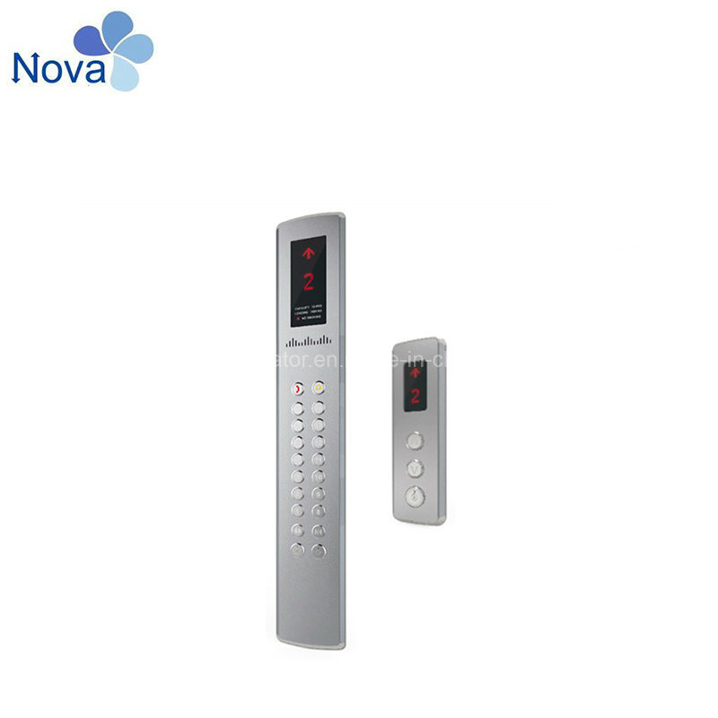 Stainless Steel Microcomputer Frequency Control Elevator Parts Hall Call Box
