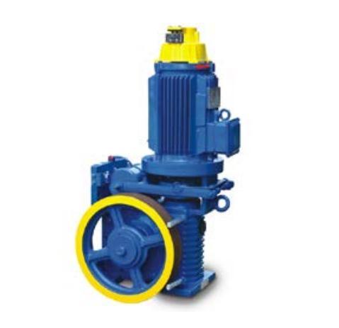 with Computer Room Elevator Motor Geared Traction Machine for Passenger Elevator