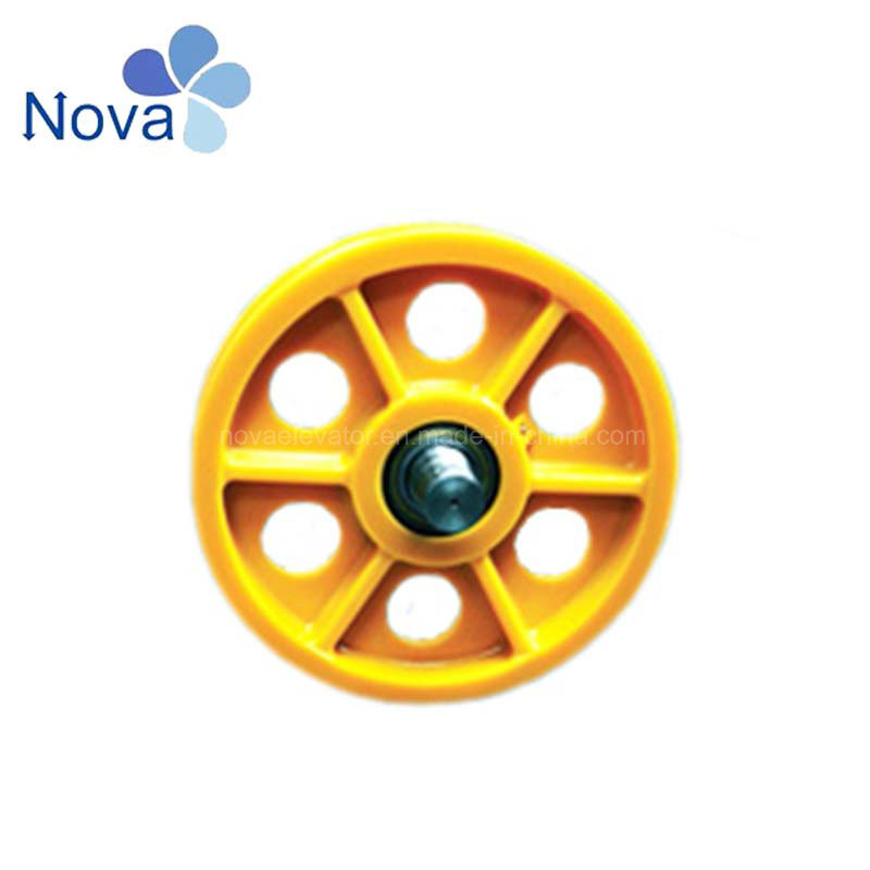 3000kg 6-10 Nova Wooden Case Lift Parts Cast Iron Deflector Sheave