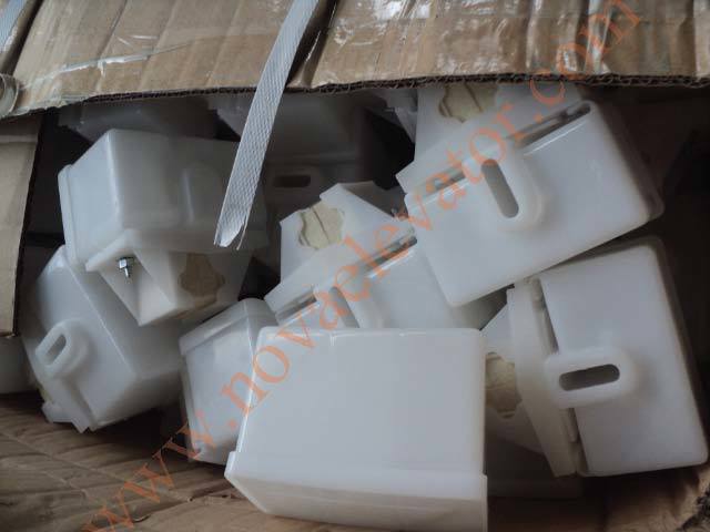 Plastic Square Tin Oil Cup for Elevator Guide Rail