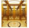 Luxury Golden Mirror Stainless Steel Passenger Elevator Lift Cabin