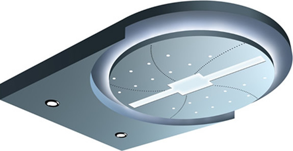 Elevator Decoration Lift Car Ceiling for Panoramic Cabin with LED Light