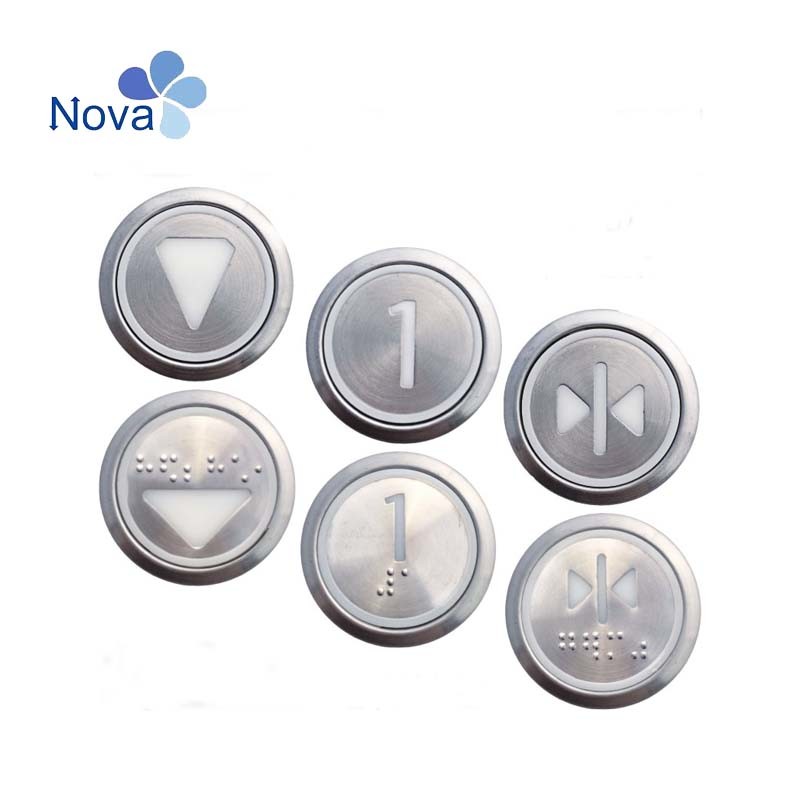 Elevator Electrical Parts: DC12V Red Light Elevator Cop/ Lop Push Button