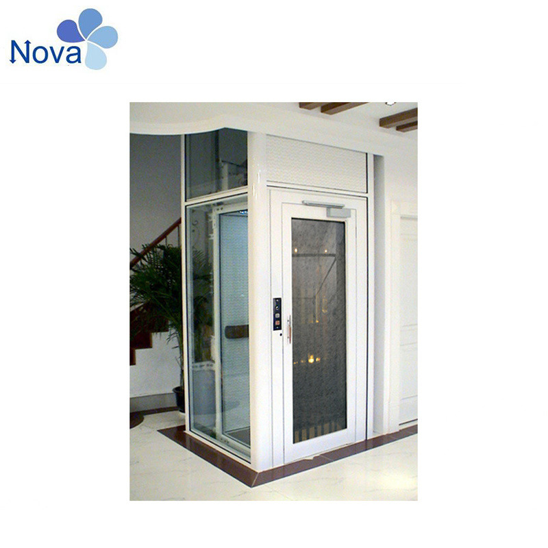 200kg 0.5m/S Modern Glass /Home Villa Lift