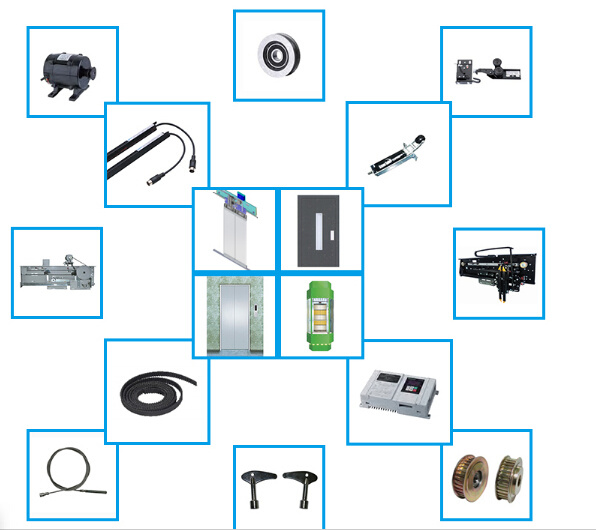 One Year Warranty Elevator Spare Parts Center Opening Door Operator