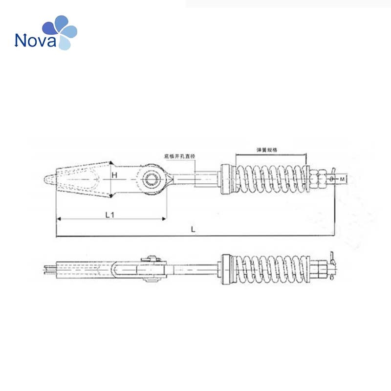 16mm Nv26-Q002A Rope Attachment for Elevator Traction System