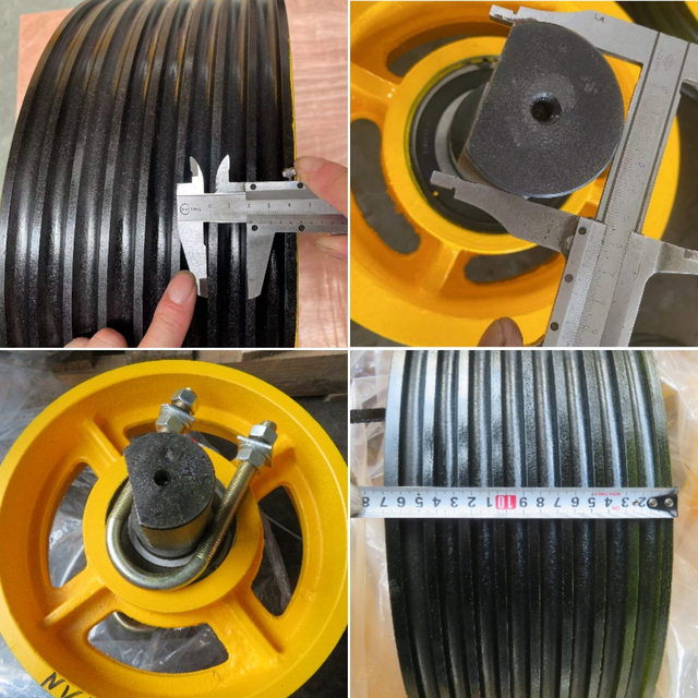 Lift Spare Parts Nylon or Cast Iron Elevator Deflector Sheave