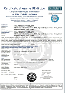  Elevator Certificate 