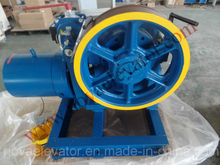 China Factory Center Opening Door Elevator Motor Geared Traction Machine