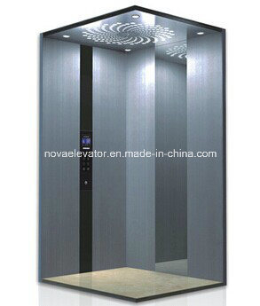 Mirror Hairline Stainless Steel Home Elevator Cabin