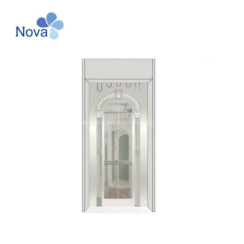 Full Glass Door Panel and Hair Stainless Steel Door Panel