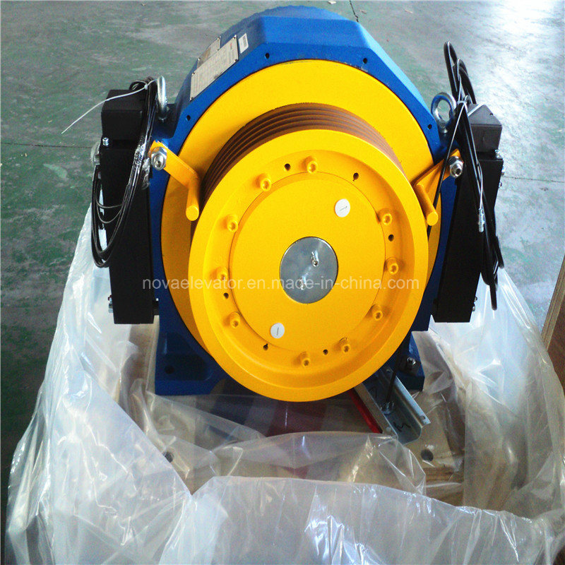 600kg-1200kg Load Nova Elevator Gearless Traction Machine