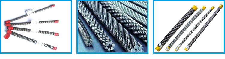 8*19s+FC 10mm Se=Teel Wire Rope for Traction Machine