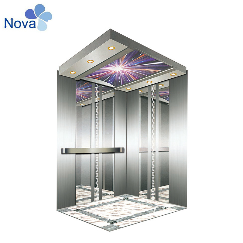 Decoration Elevator with Customizable Etching Style Elevator Cabin