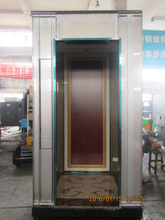 Small Machine Room Kone Passenger Lift with Mirror Etching Cabin
