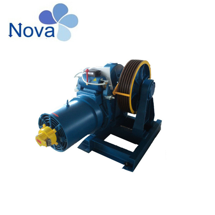 1.00 - 2.00m/S Parallel Control Passenger Elevator Geared Traction Machine