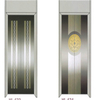 Elevator Cabin Panel with Gold Stainless Steel