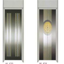 Elevator Cabin Panel with Gold Stainless Steel