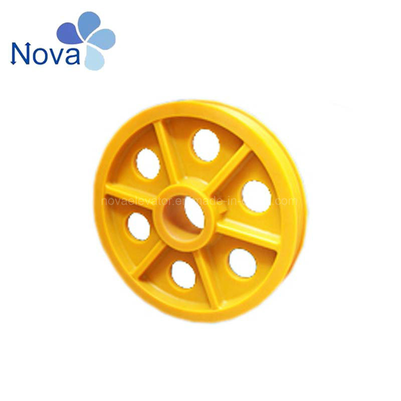 3000kg 6-10 Nova Wooden Case Lift Parts Cast Iron Deflector Sheave